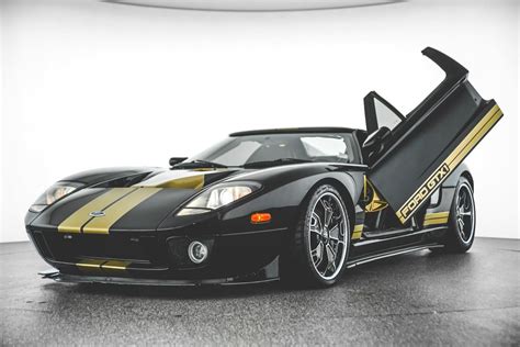 The Only Celebrity Signed Black And Gold 2005 Ford Gtx1 Roadster For Sale