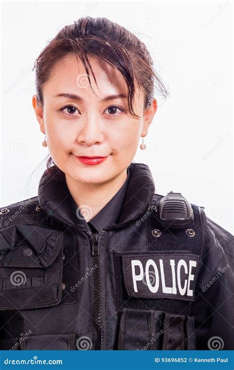 Chinese Female Police Officer Stock Photo Image Of Woman Safe 93696852