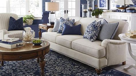 Bassett Furniture Blue Living Room Navy Living Rooms Beige Living Rooms