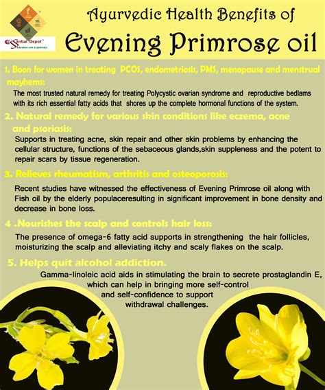The evening primrose oil menopause contain rewarding active ingredients that alleviate various health and cosmetic problems. Ayurvedic oils for PMS | Ayurvedic Oils