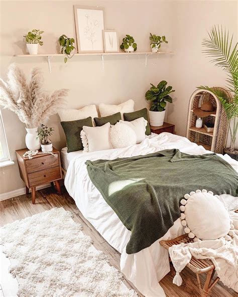 Home Decor Items Green And White Bedroom Decor By Rachelkathleen13