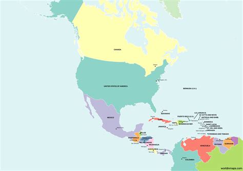 North America World In Maps