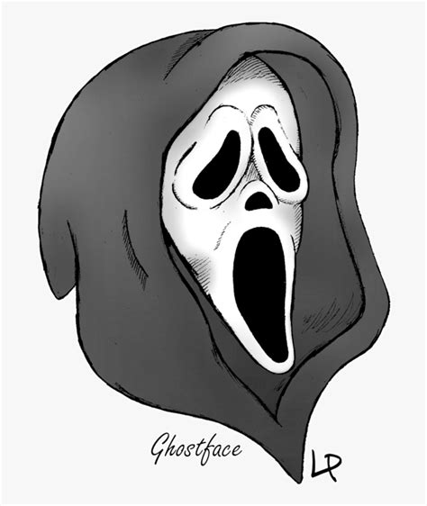 Halloween Drawings Ghost Face