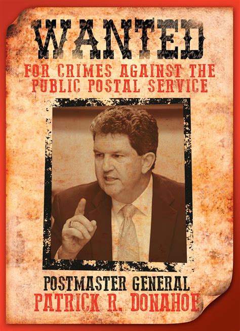 APWU: It's Okay to Post Wanted Poster of PMG on Bulletin Boards ...