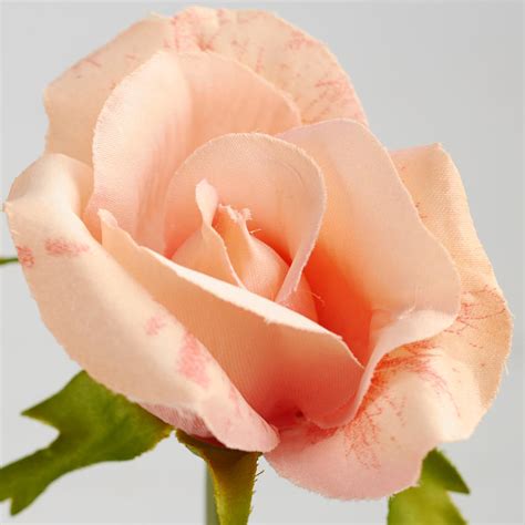 Peach Artificial Rose Stem Picks Sprays Floral Supplies Craft Supplies Factory Direct