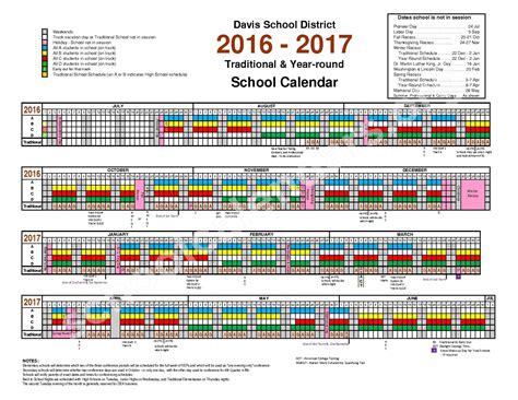 2017 2018 District Calendar Davis School District Farmington Ut