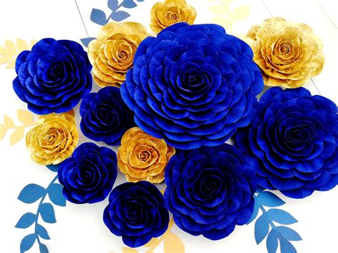 Royal Blue Flowers Background Ubicaciondepersonascdmxgobmx