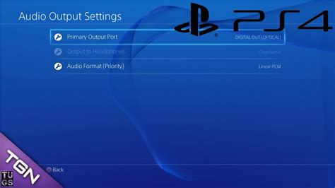 Audio Settings Ps4 Menu Interface Tips And Tricks Youtube