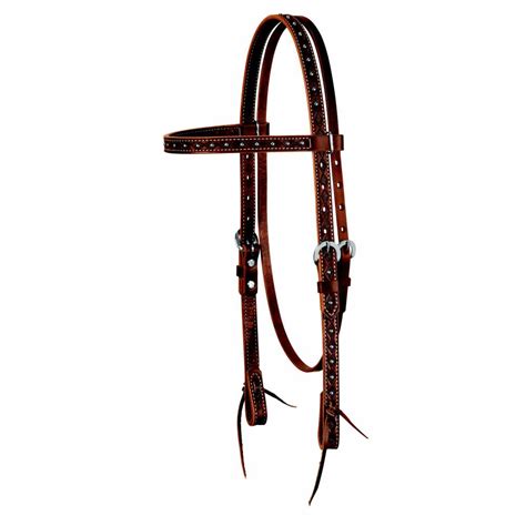 Weaver Leather Tooled Browband Headstall Equestriancollections