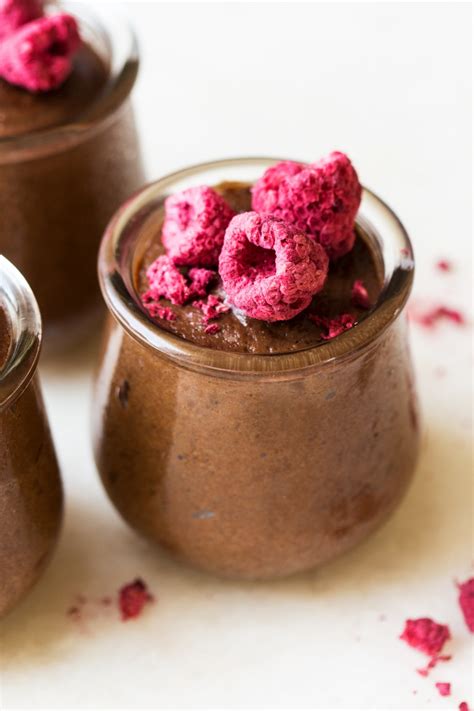 This is a delightful and simple chocolate mousse recipe with a velvety smooth texture and a rich chocolate flavor. Healthy vegan chocolate mousse - Lazy Cat Kitchen