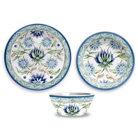 New del sol outdoor entertaining collection. Sikandra Floral Melamine 12 Piece Dinnerware Set by ...