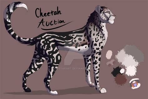 Cheetah Auction Closed By Beestarart On Deviantart Warrior Cats Art