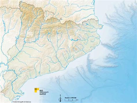 Mapa Fisic Catalunya Mut Mapa Europa