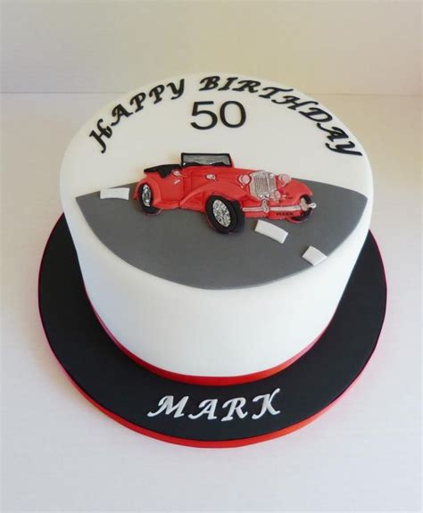 Boys birthday cakes, from young boys to men amazing designs, great tasting cake, by fun cakes. Vintage Classic Car 50th Birthday Cake | Birthday cakes ...