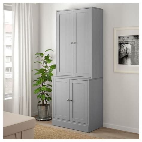I'm sharing ikea products and more for organized kitchen cabinets. IKEA - HAVSTA Storage combination with doors gray ...