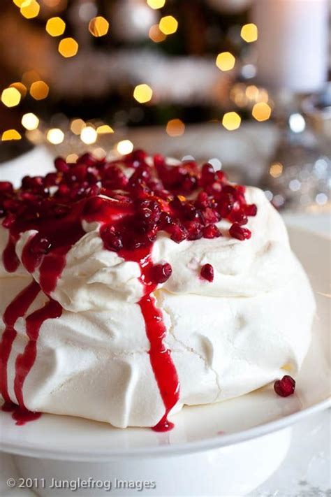 ♥ Christmas Pavlova With Cranberries And Pomegranates Recipe Christmas Pavlova Christmas