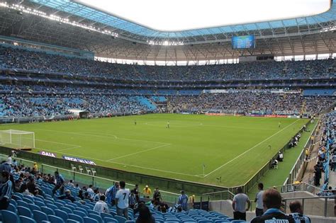 O jogo será transmitido pel. Arena do Grêmio - Porto Alegre