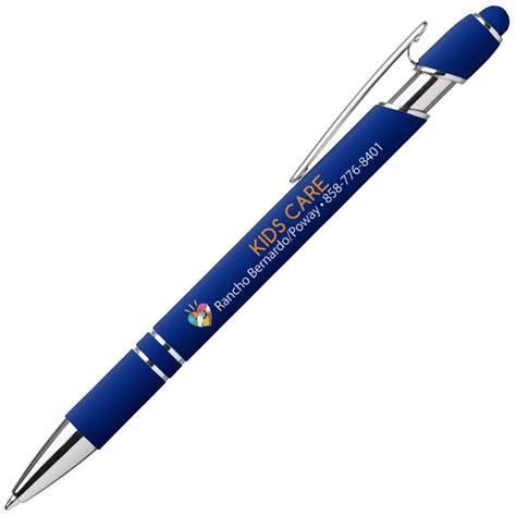 Promotional Bright Soft Touch Alpha Stylus Pen Full Color National Pen