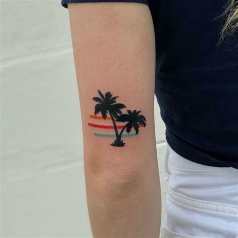 Harmonious Palm Tree Tattoos And Symbolism Behind Them