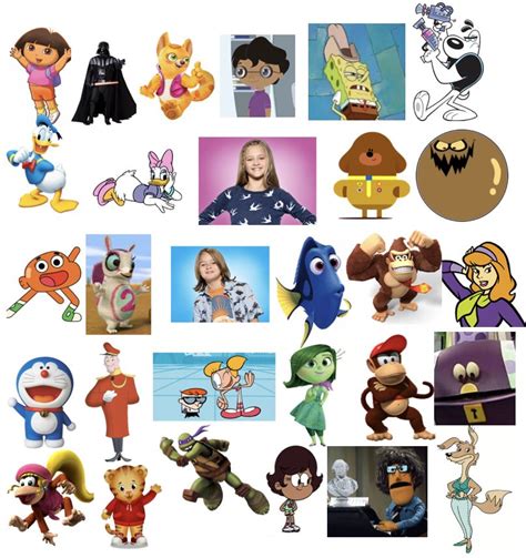 Cartoon Characters Starting With D Printable Word Searches