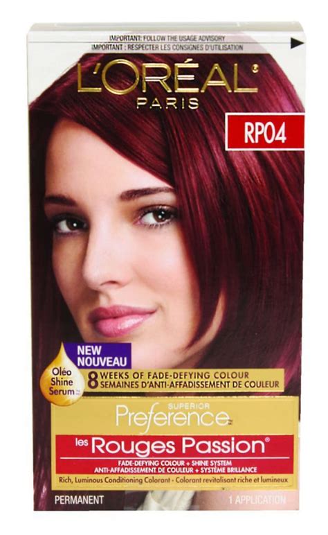 Loreal Superior Preference Rp04 Rr04 Deep Intense Red Hair Color