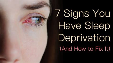 7 Signs You Have Sleep Deprivation And How To Fix It Sleep