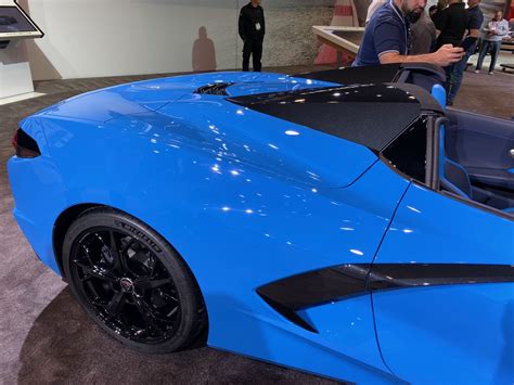 But, that's not where the innovations end. Rapid Blue 2020 Corvette Stingray C8 Convertible at SEMA 2019 PICS - MidEngineCorvetteForum.com