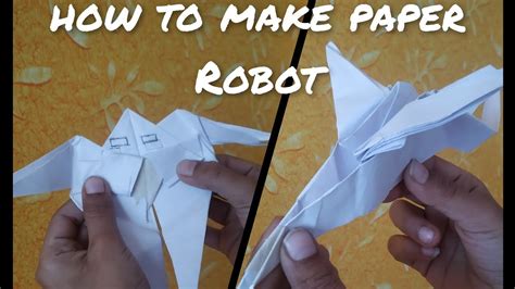 Paper Craft How To Make Paper Robot That Can Be Robot And Flying