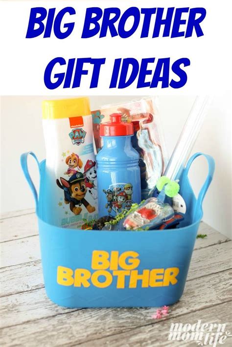 Birthday gifts for brother diy. Fun and affordable big brother gift ideas that will make ...