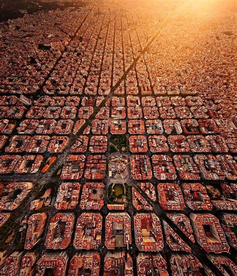 Beautiful Destinations On Instagram A Birds Eye View Over Barcelona