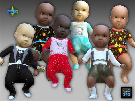 Sims 4 Ccs The Best Replacement Baby Skin And Clothing By Arte