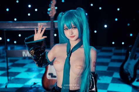 Blacqkl Hatsune Miku Cosplay Porn Vocaloid 102P CiberHentai