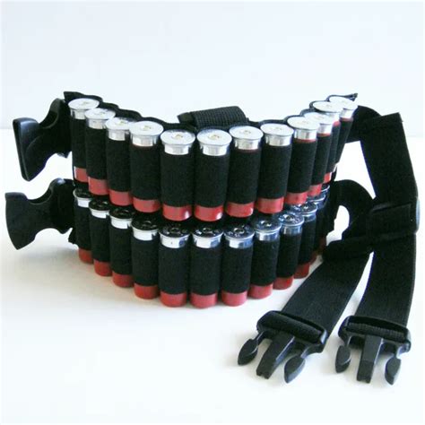 New 30 Rd Tactical 410 Thigh Shotgun Shell Holder In Black In Hunting