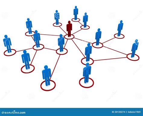 Network Of People Stock Illustration Image Of Structures 20120274