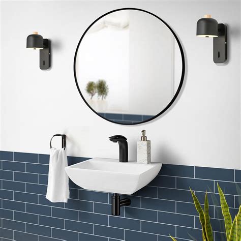 Swiss Madison Sublime Compact Ceramic Wall Hung Sink In White Sm Ws317
