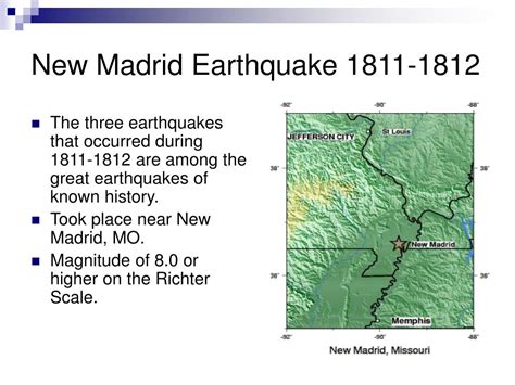 Ppt New Madrid Earthquake Powerpoint Presentation Free Download Id
