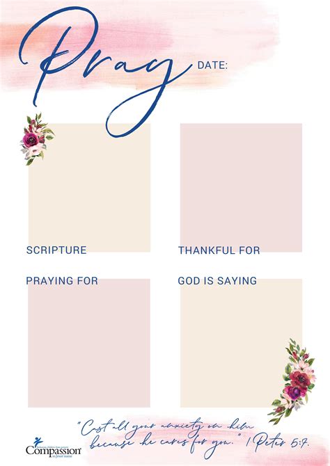 Free Printable Prayer Journal Pdf Free