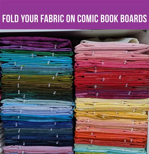 Video How To Fold Your Fabric On Comic Book Boards Sew Sweetness
