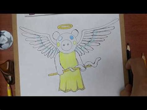 What role will you play? Cómo DIBUJAR y PINTAR a 🐖PIGGY ANGEL👼 de ROBLOX/how to ...