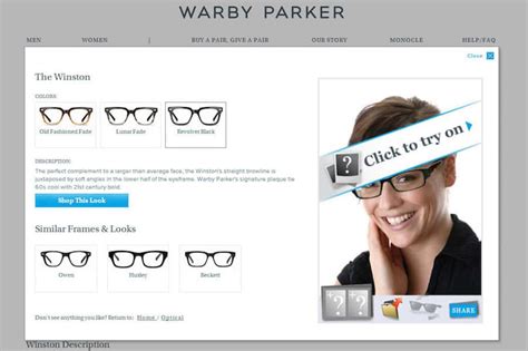 The Warby Parker Virtual Try On Is Amazingly Effective And