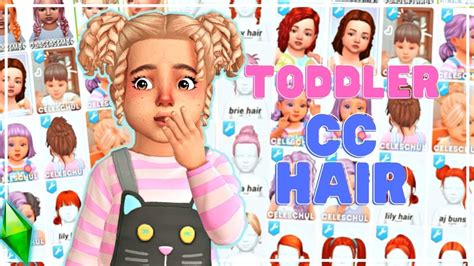 191 Toddler Cc Hairs That You Need The Sims 4 Maxis Match Cc