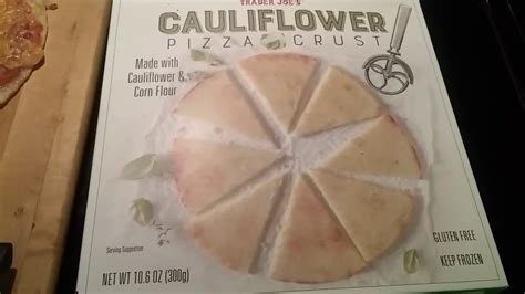 Review Trader Joes Cauliflower Pizza Crust🍕 Youtube