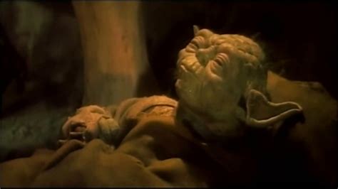 Return Of The Jedi Rare Deleted Scene With Yoda On Dagobah Youtube