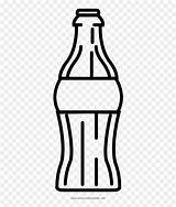 Coca Bottle Coke Vhv Colouring sketch template