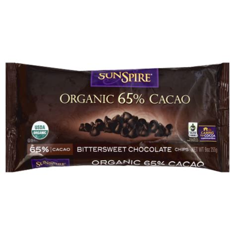 Sunspire Organic Bittersweet Chocolate Chips 9 Oz Frys Food Stores