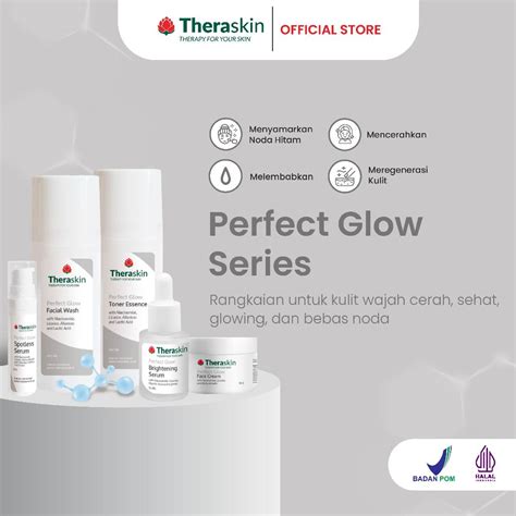 Jual Theraskin Perfect Glow Series Paket Perawatan Glowing Untuk