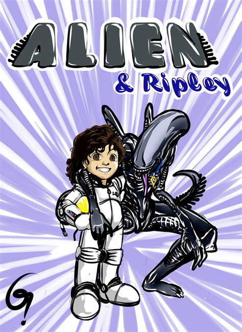 Alien And Ripley By Gilvany Oliveira On Deviantart