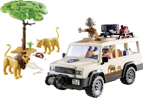 Playmobil Wild Life 6798 Safari Truck With Lions For Children Ages 4