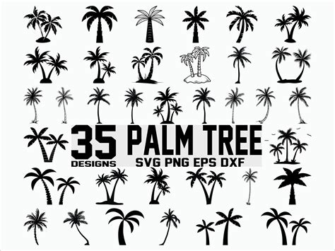 Single Palm Tree Svg