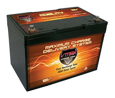 Mb107 85 Vmaxtanks 12 Volt 85ah Agm Battery Comp With Theradyne Rover